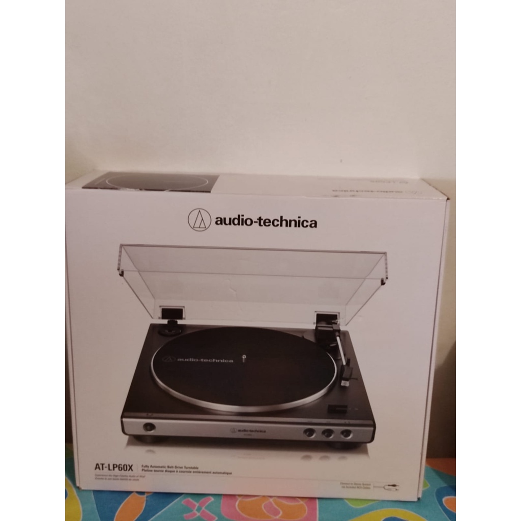 Toca Discos Vinil Audio Technica At-lp60x Automático Bivolt