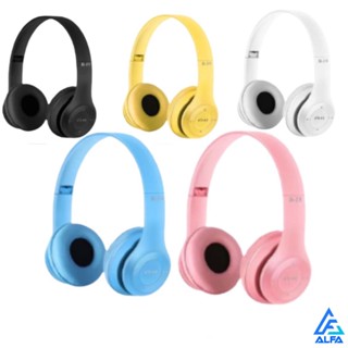Fone de ouvido Headphone Bluetooth Extra Bass com microfone e radio FM B19