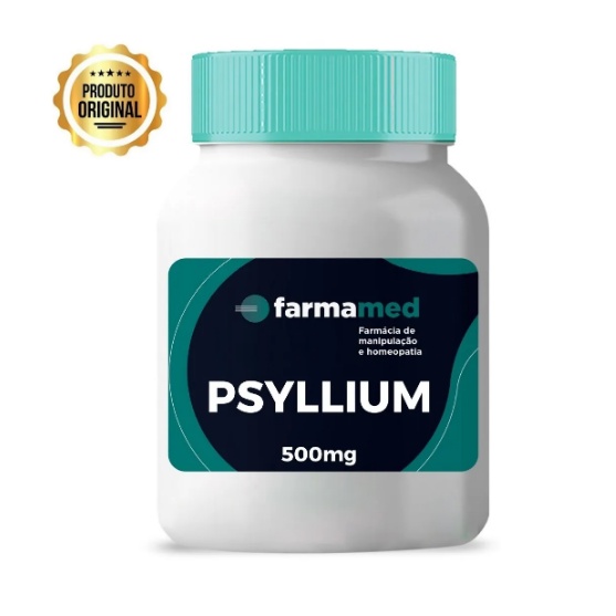 Psyllium 500mg - Controlar Colesterol Alto; Reduz Apetite; Absorção de Gorduras