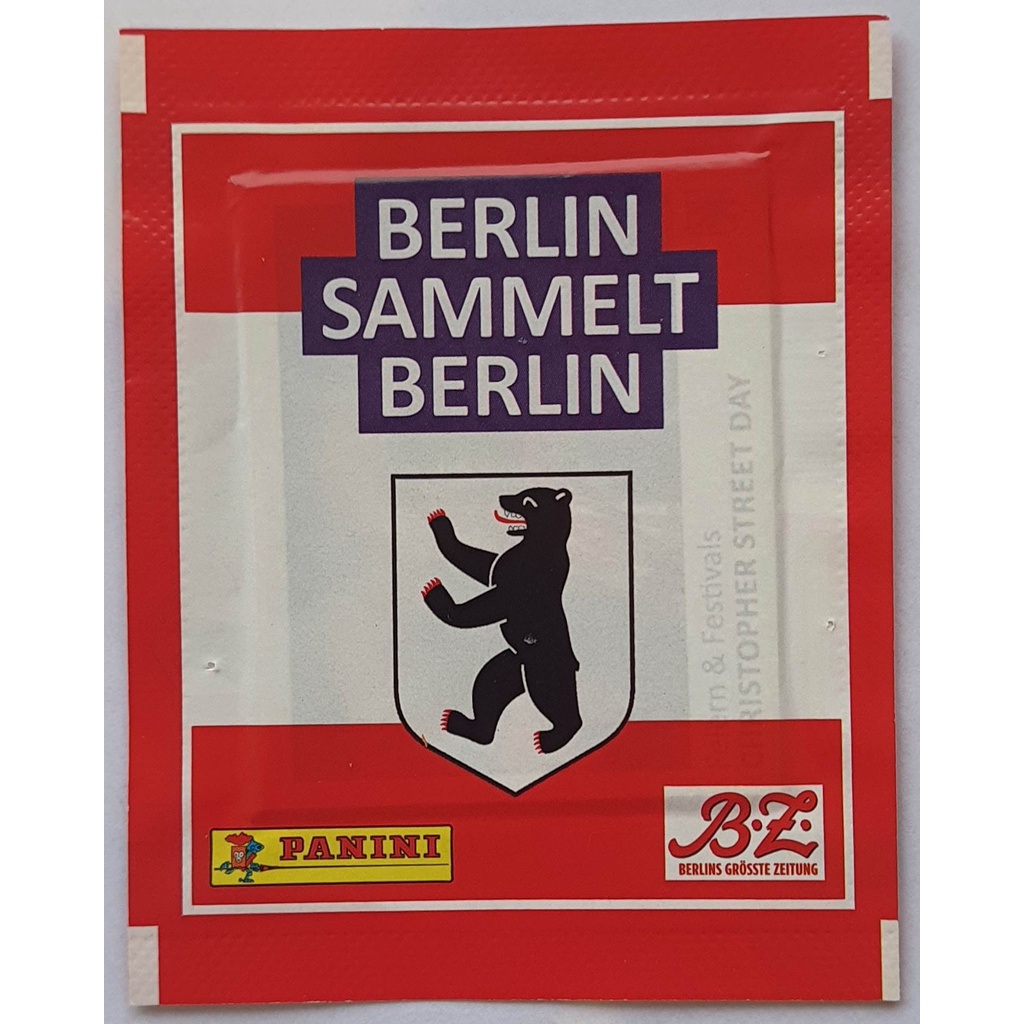 Figurinha Panini Berlin Sammelt Berlin Envelope Lacrado