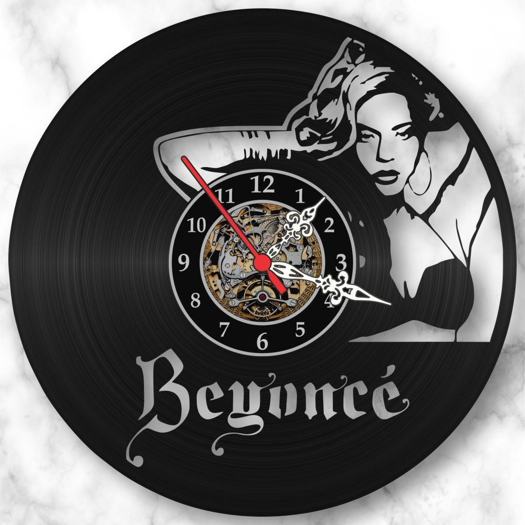 Relógio Parede Beyonce Pop Internacional Musica Vinil Lp Promoção