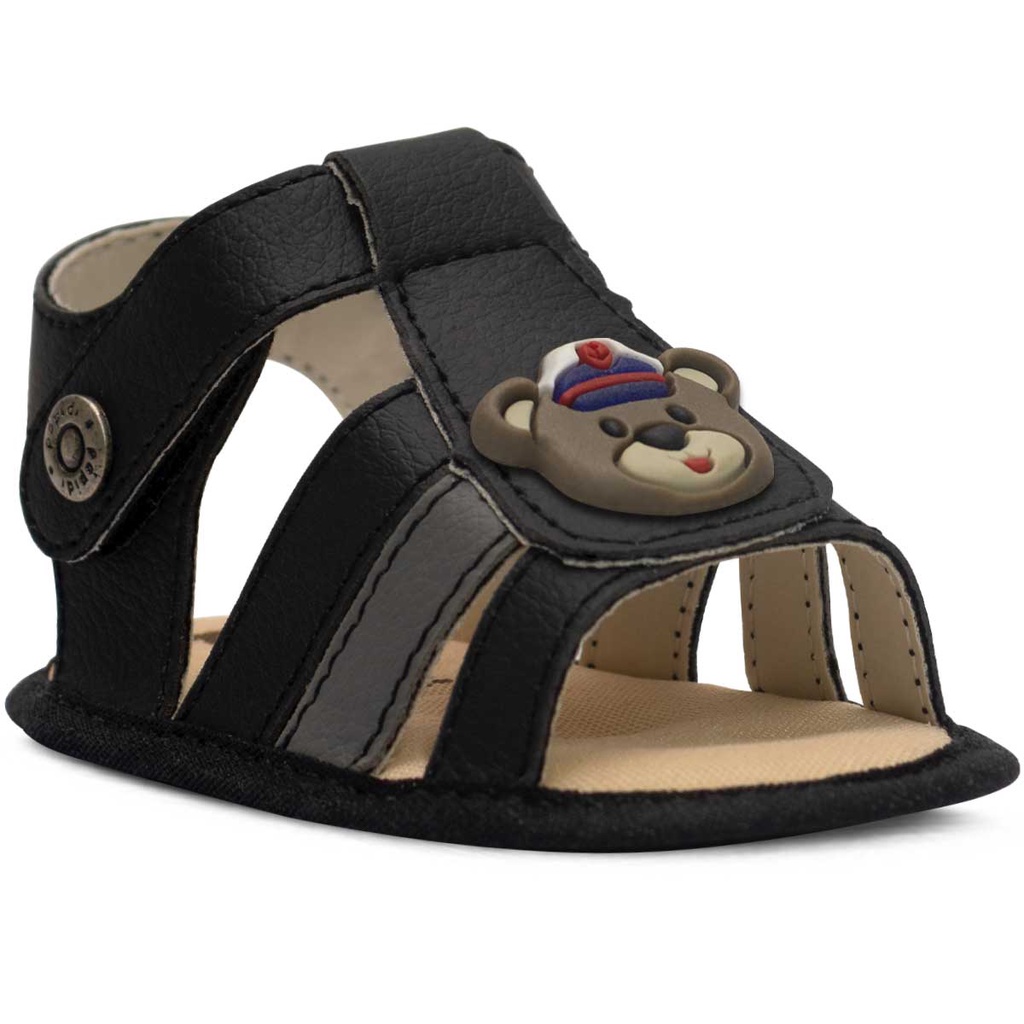 Sandália Infantil Bebe Menino Recém Nascido Urso 01.27 em Oferta na Shopee