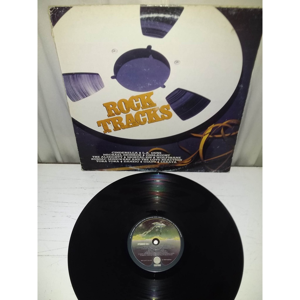 LP Rock Tracks. Danzig, Onsalught, Mortal Sin, Giant, Cinderella, L.A. Guns, Tora Tora, Saraya