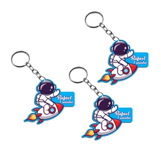 Chaveiro Lembrança Astronauta foguete cute personalizado