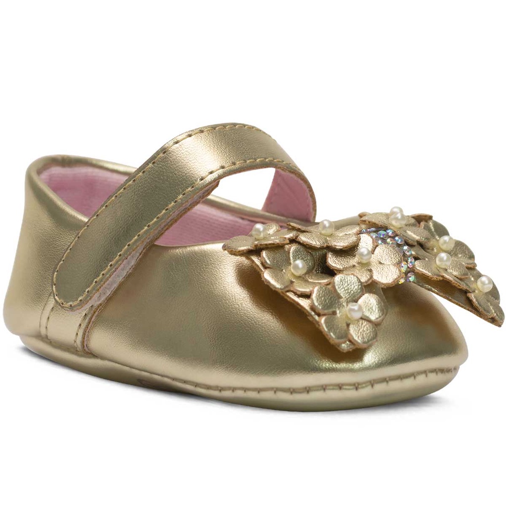 Sapatilha Infantil Bebê Menina Nº13 Ao18 Sapato Boneca 01.33