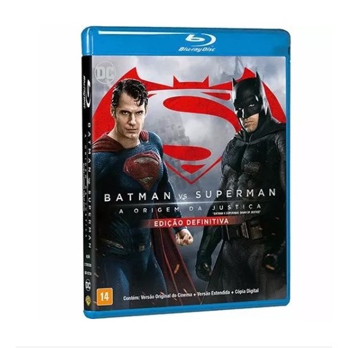 Blu-ray Batman Vs Superman  Versão Estendida!