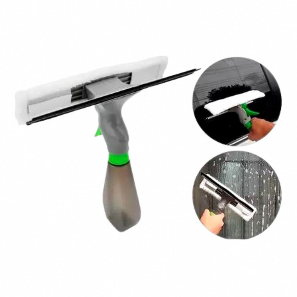 Rodo Limpa Vidros Spray Vidro Movél Sala Spin Mop 3 Em 1 Spray E Reservatório 250 ml