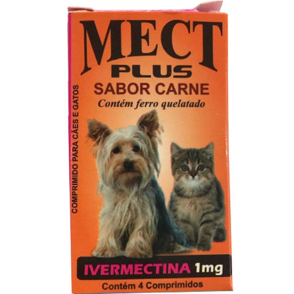 Remédio Para Pulgas E Carrapatos 2,5 à 60Kg Mect Plus Antipulgas Para Cães E Gatos em Oferta na Shopee