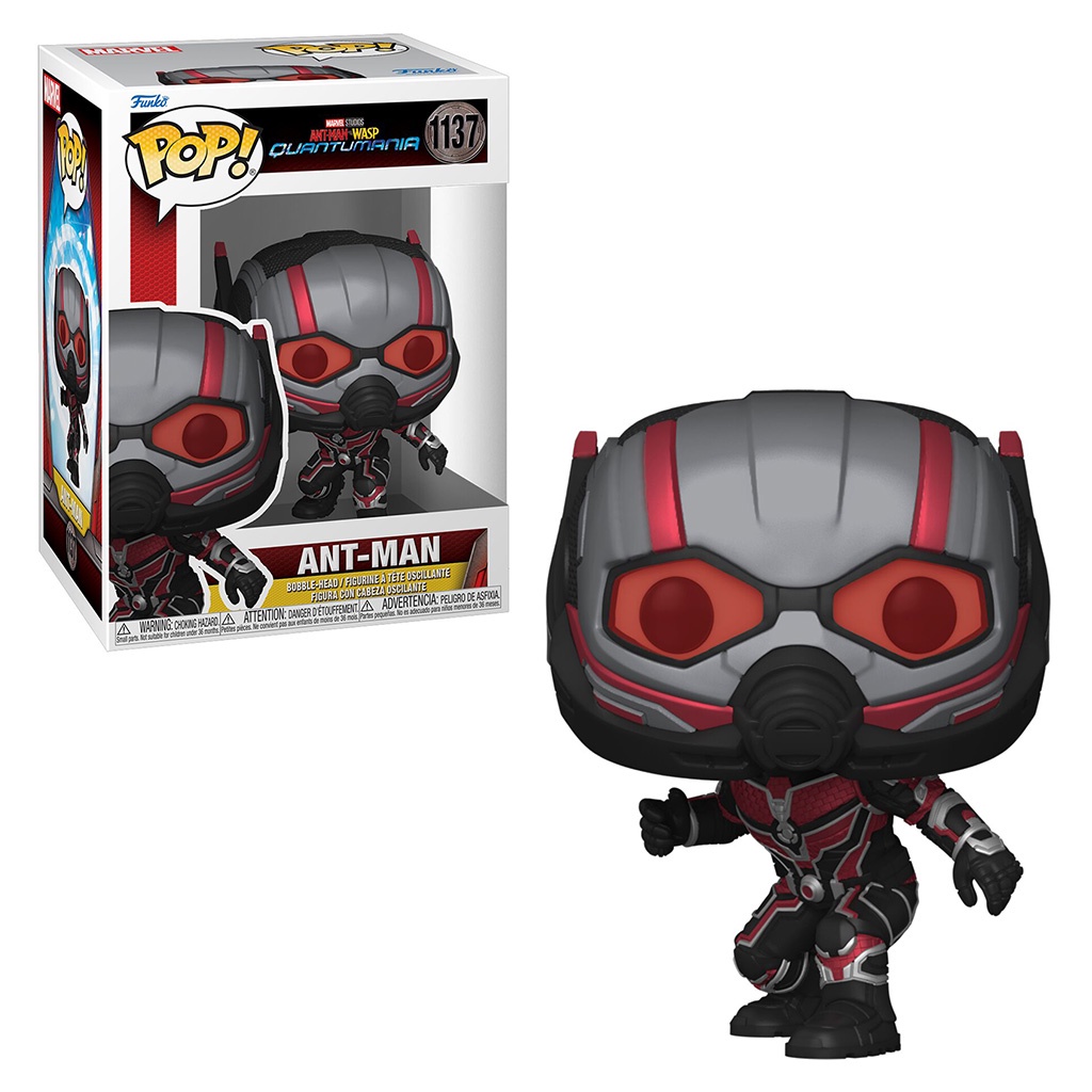 FUNKO POP MARVEL ANT-MAN QUANTUMANIA - ANT-MAN 1137 NOVO ORIGINAL