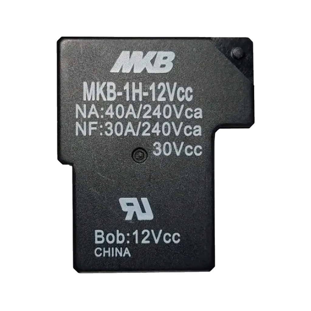 Rele Mkb Spdt 12v Na 40a 240vca / Nf 30a 240vca Mkb-1h-12vcc
