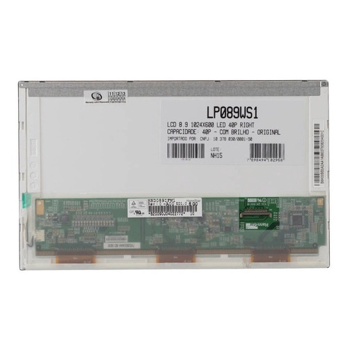 Tela 8.9" Led N089L6-L02 REV.C1 para Notebook