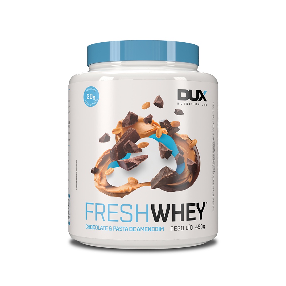 Fresh Whey Pote 450g - Dux Nutrition - FreshWhey Protein Concentrado, Isolado e Hidrolisado