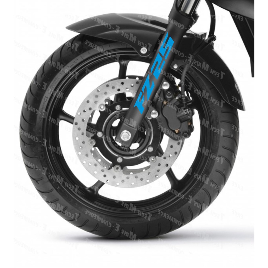 Par de Adesivos Refletivos para Canela ou Bengala MotoFZ25 Yamaha 02 Adesivos