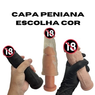 Capa Peniana Garanhao Kong Em Cyberskin 20Cm Sex Shop Variacao Cor