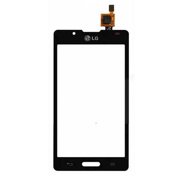 Peça Touch compatível com LG L7 II 2 - P710 / P714 (com botão home) - Preto  Tela Vidro