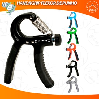 Flexor De Punho Hand Grip C/ Mola Ajustável De Força 10/40kg Antebraço Academia HandGrip