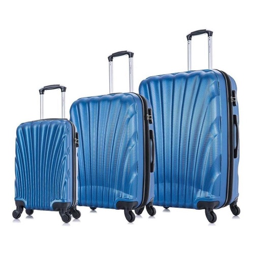 Conjunto De Malas De Viagem P, M E G Dizy Swiss Move Azul