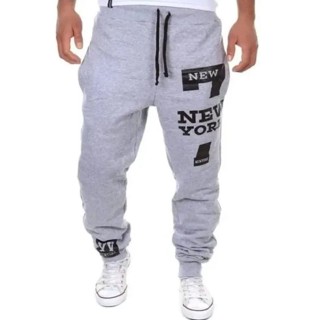 Calça jogger slim  masculina moletom Plus Size G1 G2 G3 New York