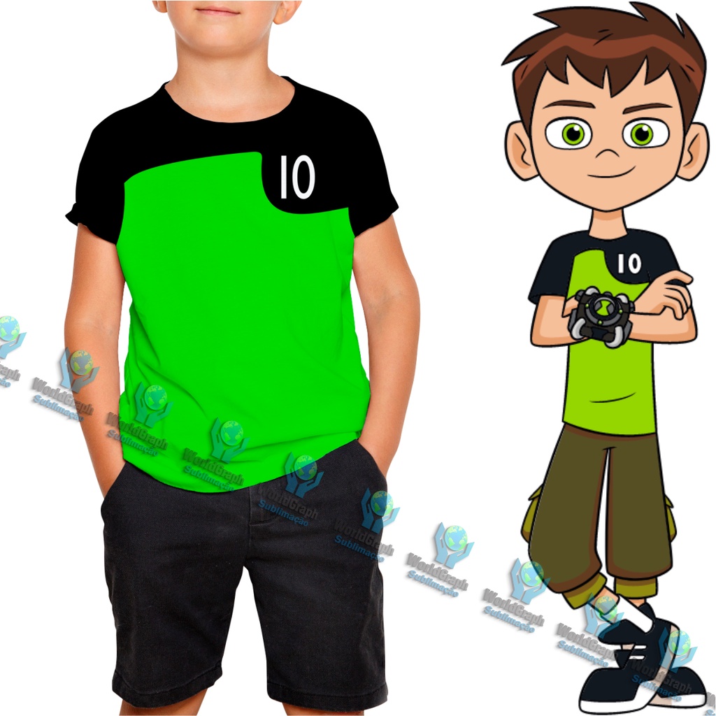 Camiseta Infantil Cosplay Ben 10