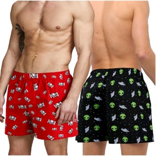 Kit 2 Pijama/Short  Cueca Roupa Masculino Samba Canção Microfibra em Oferta na Shopee