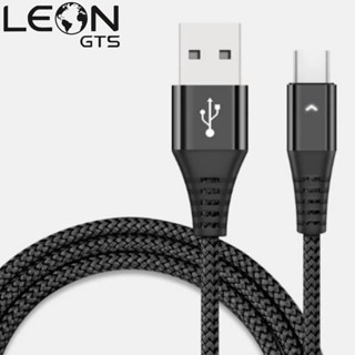 Cabo Nylon Tipo-C - Carregamento Turbo Rápido - Resistente Da LEON GTS