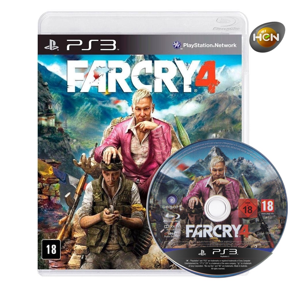 far cry 4 PS3 MIDIA FISICA PARA PS3 HEN OU CFW