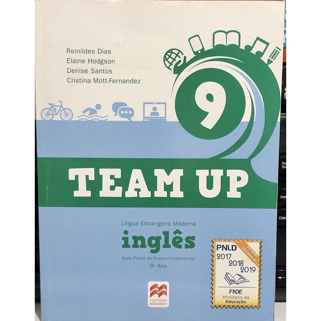 Livro Team Up 9° Ano Inglês Com Cd