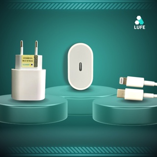 Carregador Usb-C Para iPhone Turbo Lightning 20w Fonte+cabo em Oferta na Shopee