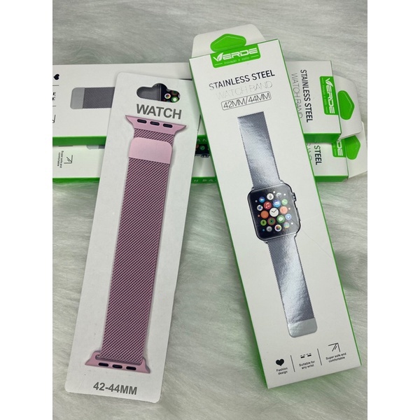 Pulseira Milanese Aço Metal Magnetico Fecho Watch Band 38mm 40mm 42mm 44mm Apple Watch X7 X8 T500 Iwo 12 13 16