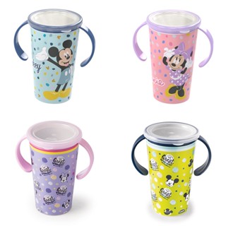 Copo Magic Treinamento Antivazamento Mickey / Minnie Com Alça 360º 280ml - Plasútil