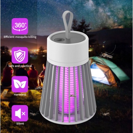 Novo Lâmpada Elétrica Mata-Mosquitos Com Luz UV Usb Recarregável Armadilha Para Anti-Insetos