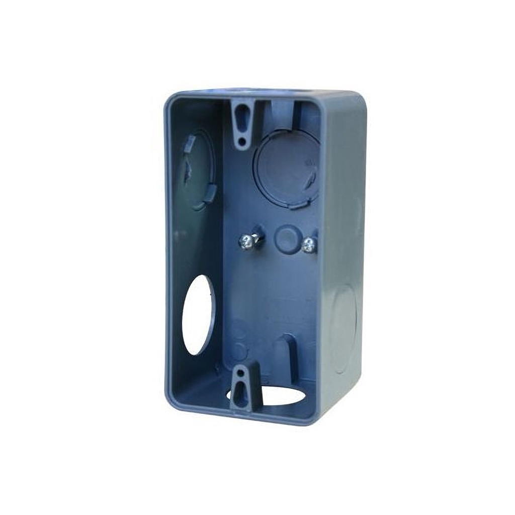Caixa condulete 3/4Pol cinza + tampa tomada e interruptor