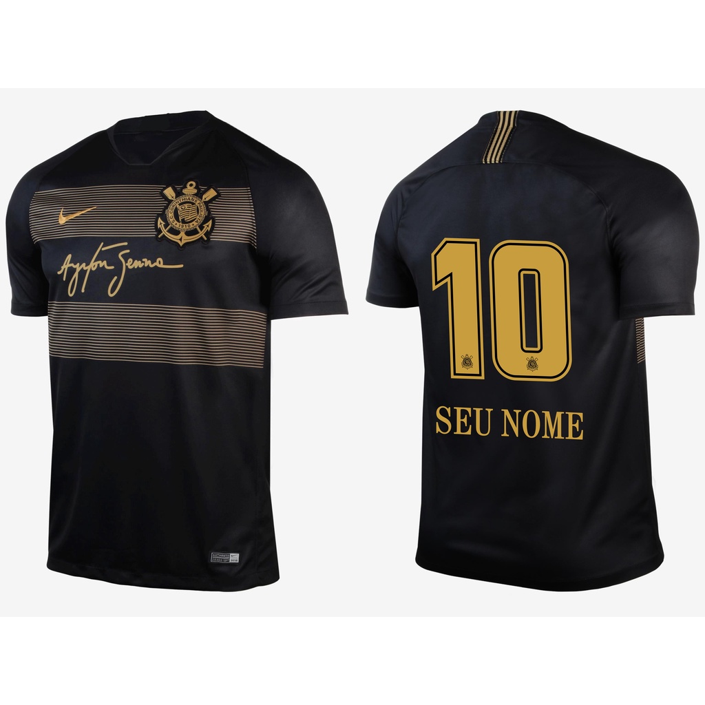 Camisa do corinthians com assinatura sale do ayrton senna