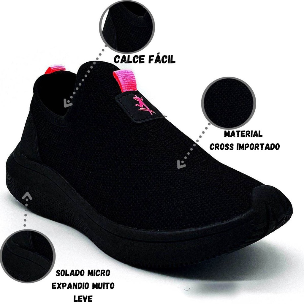 Tenis Meia Femenino De Caminhada Barato Academia Corrida leve
