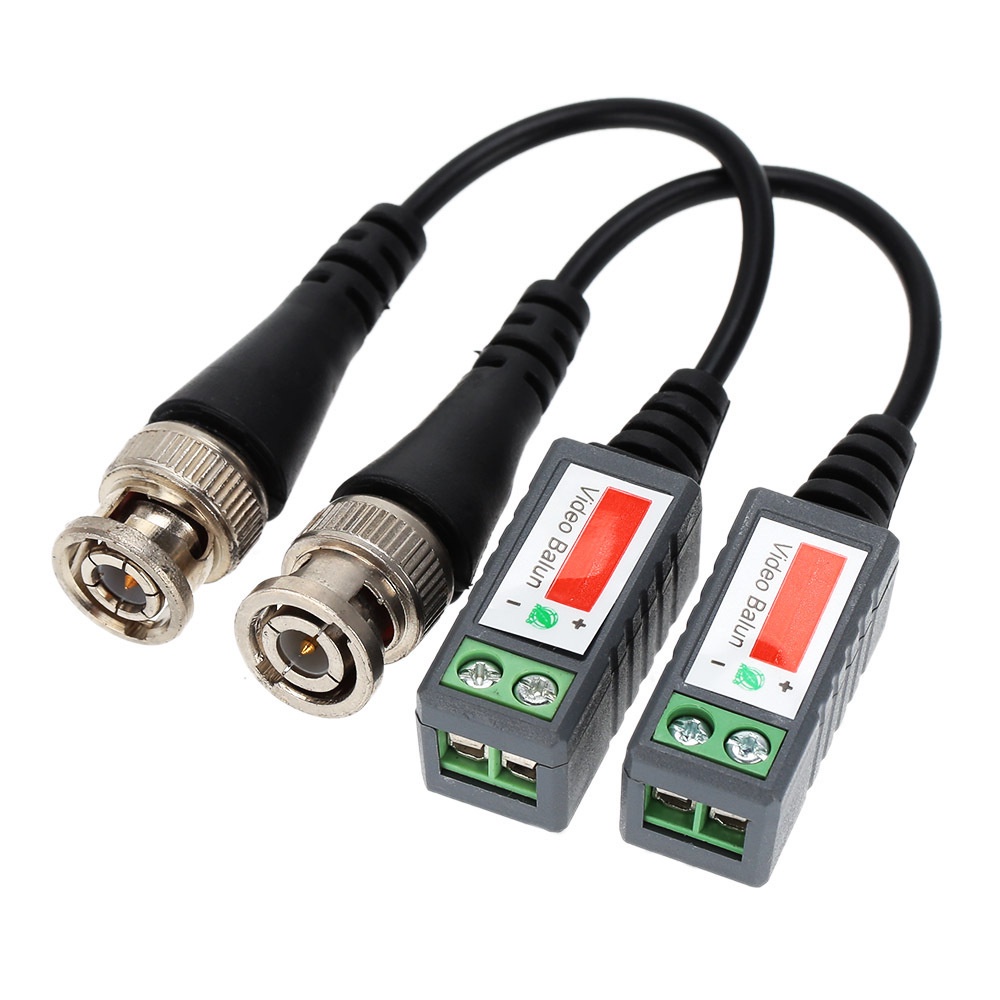 Par Video Balun para Cameras Hd Ahd/tvi/cvi e Analog