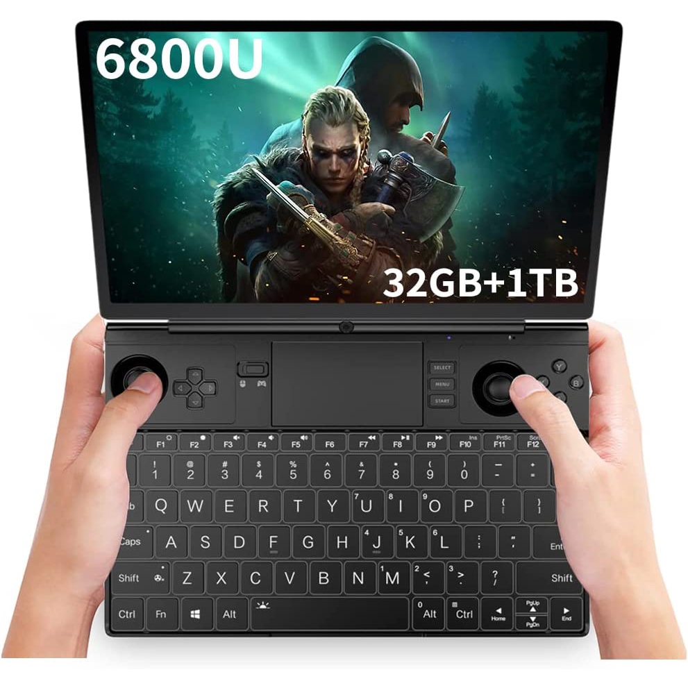 GPD WIN MAX 2 [AMD RYZEN 7 6800U-32GB+1TB] 10,1 polegadas Mini Mini Handheld Win 11 PC Video Video Console GamePlayer 1920x1200 Touchscreen Laptep Tablet PC 1TB M.2 SSD Storage