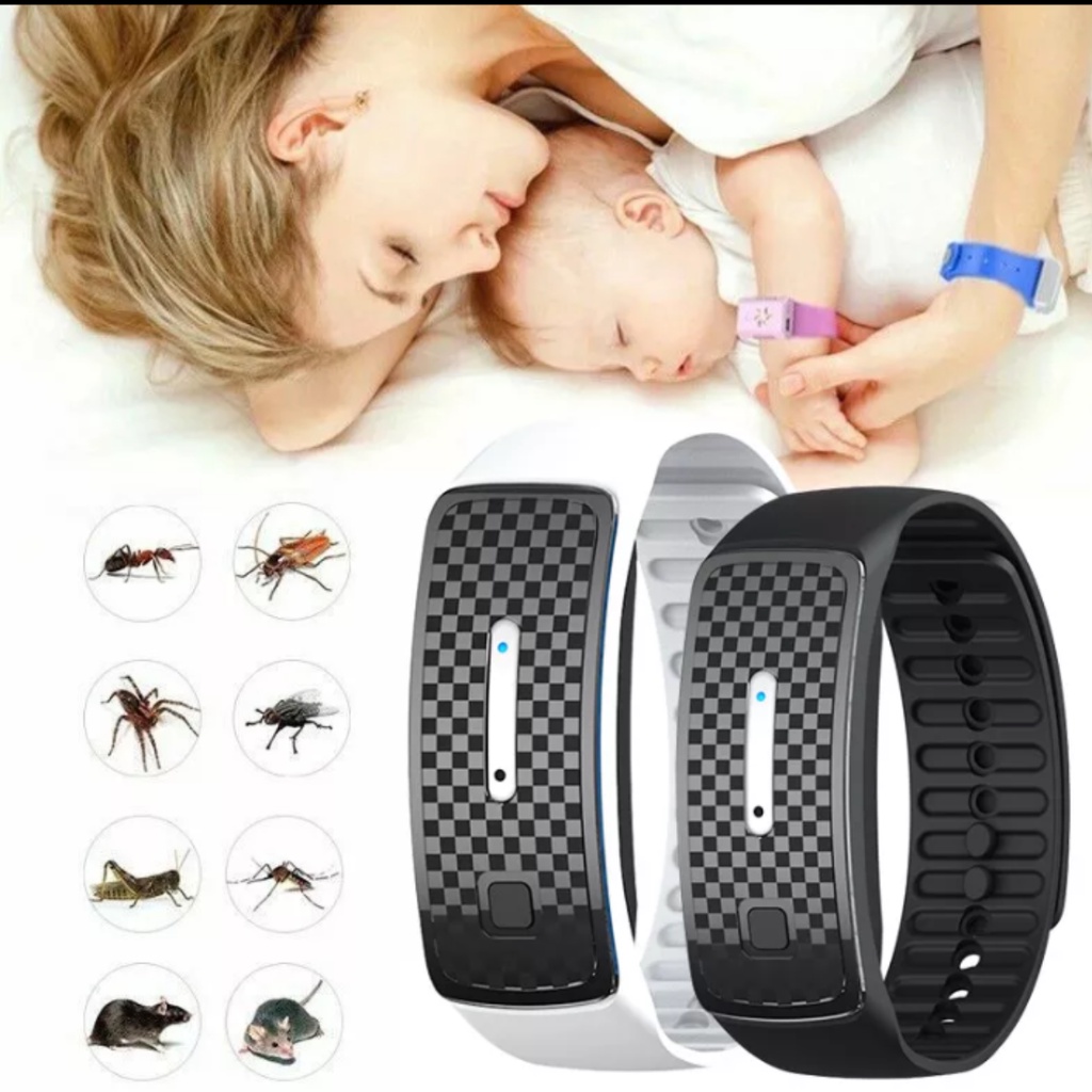 Pulseira repelente infantil ultra sônico Contra dengue