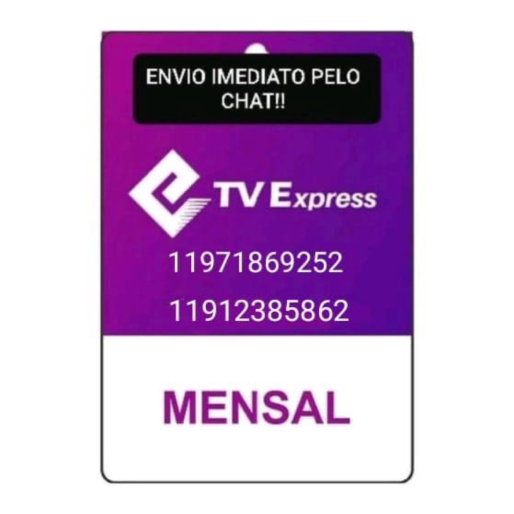 Recarga Express Mensal 30 Dias Card Oficial