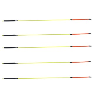 Kit Ponteira Inteligente Dedo Duro para Vara Telescópica com Argola Cor Amarelo com Laranja Pesca Tilápia / Curimba / Piau - Escolha a quantidade