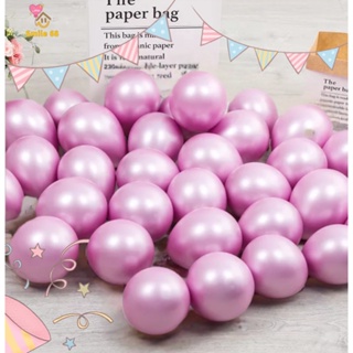 25 Unid Balão Bexiga 5 Polegadas Rosa Cromado Metalizado Alumínio Para Festas Baloes em Oferta na Shopee