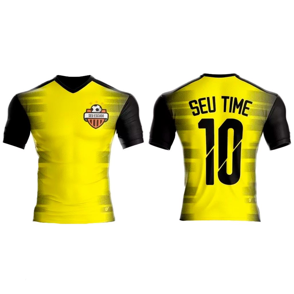 Kit 10 Camisas De Uniforme De Futebol Personalizadas Com O Seu Time PP ao XG Adulto