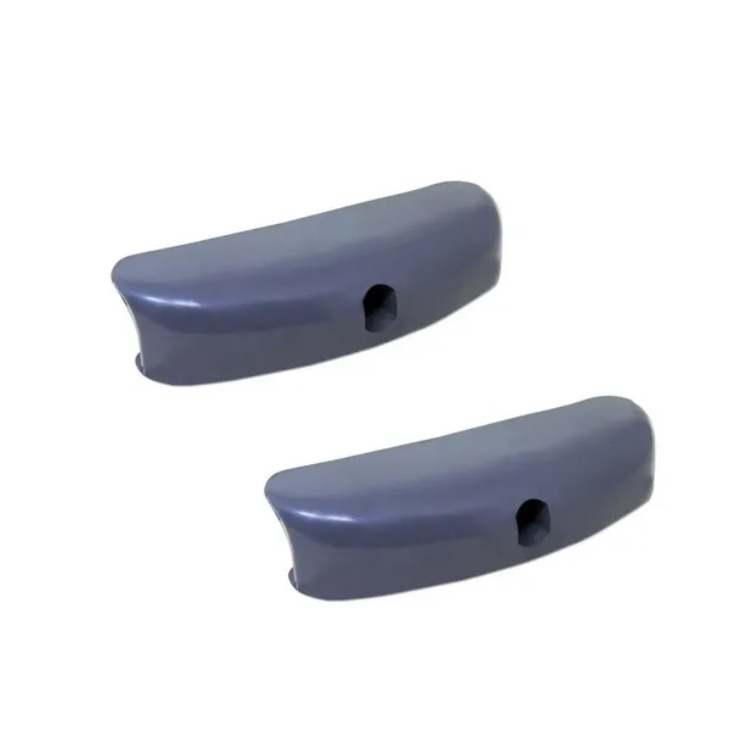 Kit 2 Puxador Para o Freezer Metalfrio DA550 DA420 Cinza