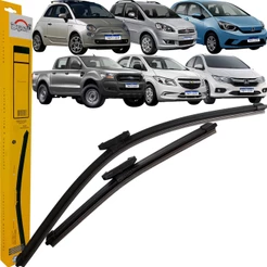 Par de Palhetas Dianteiras Dyna Idea City Fit Onix Ranger