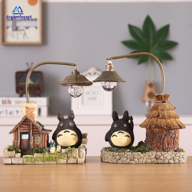 DREAMFOREST anime De Desenho Animado Hayao Miyazaki Casa De Grama Totoro Decoração De Luz Noturna Criativa De Aniversário De Estudante