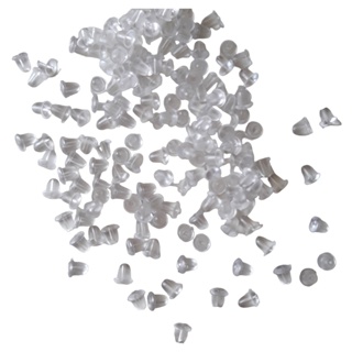 100 Peças Tarraxa de Silicone Tarraxinha para Brincos em Oferta na Shopee