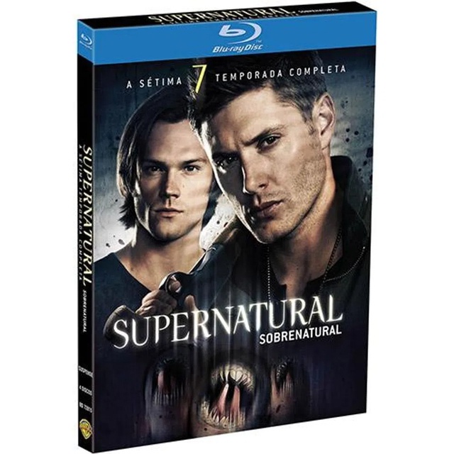 BOX BLU-RAY Supernatural Sobrenatural Sétima Temporada 7ª Completa - Terror Série ORIGINAL Lacrada