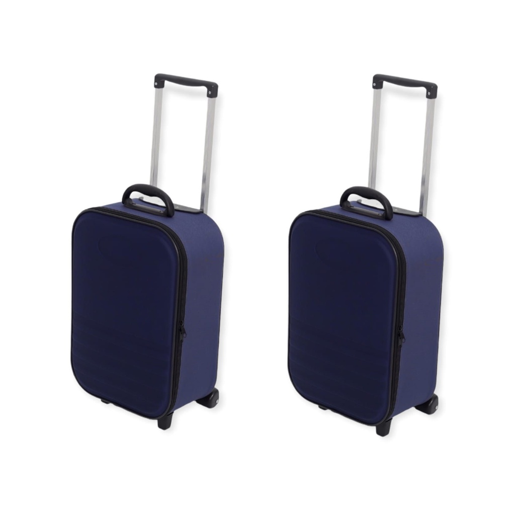 Kit 2 Malas Viagem 10 Kg De Bordo Pequenas Com Rodinhas Medidas Anac - FX1 em Oferta na Shopee