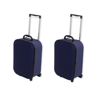 Kit 2 Malas Viagem 10 Kg De Bordo Pequenas Com Rodinhas Medidas Anac - FX1 em Oferta na Shopee