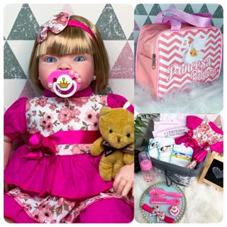 Boneca Bebê Reborn Real 18 Itens Bolsa Maternidade Promoção!