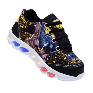 Tenis Infantil De Led Do Batman Masculino Promoçâo